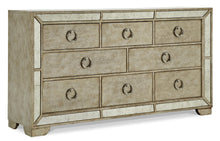 Load image into Gallery viewer, Pulaski Farrah 8 Drawer Dresser in Metallic image
