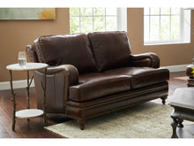 Load image into Gallery viewer, Pulaski Furniture Oliver Stationary Loveseat in Dark Wood
