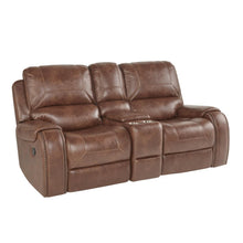 Load image into Gallery viewer, Pulaski Glider Recliner Loveseat with Storage and Charging Station
