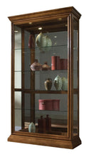 Load image into Gallery viewer, Pulaski Golden Oak Two Way Sliding Door Curio image

