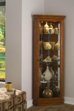 Load image into Gallery viewer, Pulaski Golden Oak II Corner Curio
