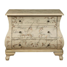 Load image into Gallery viewer, Pulaski Hand Painted Words Bombay Chest image
