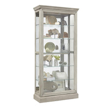 Load image into Gallery viewer, Pulaski Lighted 5 Shelf Sliding Door Curio with Lock in Natural Beige image
