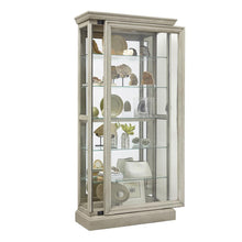 Load image into Gallery viewer, Pulaski Lighted 5 Shelf Sliding Door Curio with Lock in Natural Beige
