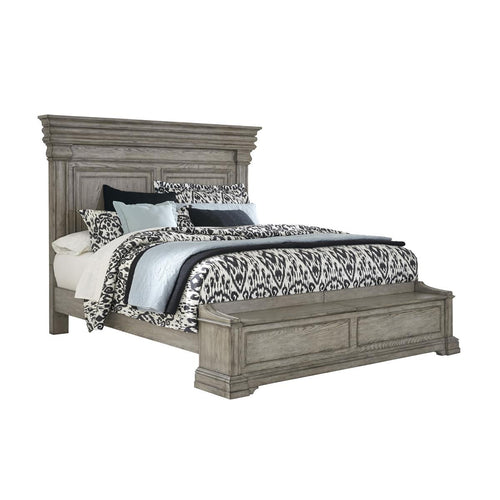 Pulaski Madison Ridge California King Panel Bed with Blanket Chest Footboard in Heritage Taupe������P091-BR-K6 image