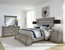 Load image into Gallery viewer, Pulaski Madison Ridge California King Panel Bed with Blanket Chest Footboard in Heritage Taupe������P091-BR-K6

