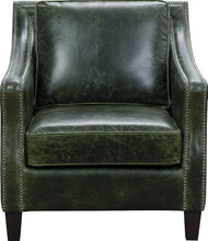 Load image into Gallery viewer, Pulaski Miles Leather Chair in Verdant Green image
