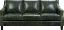 Load image into Gallery viewer, Pulaski Miles Leather Sofa in Verdant Green image

