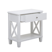 Load image into Gallery viewer, Pulaski Open &#39;X&#39; Leg Side Table in White

