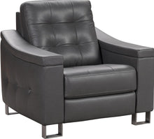 Load image into Gallery viewer, Pulaski Parker Leather Recliner in Supple Gray image
