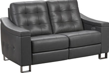 Load image into Gallery viewer, Pulaski Parker Leather Reclining Loveseat in Supple Gray image
