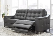 Load image into Gallery viewer, Pulaski Parker Leather Reclining Sofa in Supple Gray

