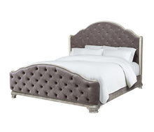 Load image into Gallery viewer, Pulaski Rhianna California King Upholstered Bed in Silver Patina image
