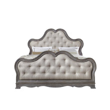 Load image into Gallery viewer, Pulaski Simply Charming Queen Tufted Upholstered Bed in Light Wood image
