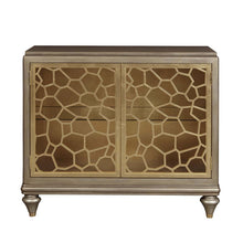 Load image into Gallery viewer, Pulaski Two Door Accent Chest with Pierced Gold Leaf Doors image
