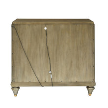 Load image into Gallery viewer, Pulaski Two Door Accent Chest with Pierced Gold Leaf Doors
