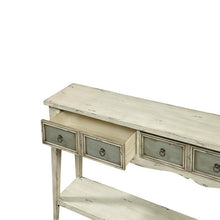 Load image into Gallery viewer, Pulaski Two Tone Distressed Console Table
