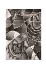 Load image into Gallery viewer, Sivas Gray/Black 5&#39; X 8&#39; Area Rug
