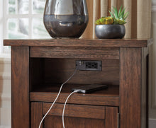 Load image into Gallery viewer, Budmore End Table with USB Ports &amp; Outlets
