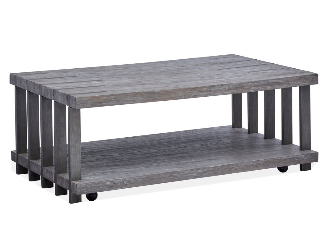 Eldridge Rectangular Cocktail Table W/Casters image