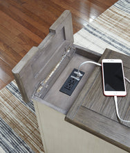Load image into Gallery viewer, Bolanburg Chairside End Table with USB Ports &amp; Outlets
