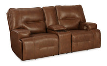 Load image into Gallery viewer, Francesca Power Reclining Loveseat with Console
