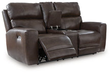 Load image into Gallery viewer, Crossplex Power Reclining Loveseat with Console
