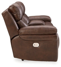 Load image into Gallery viewer, Edmar Power Reclining Loveseat with Console
