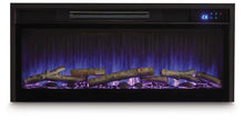 Load image into Gallery viewer, Cayboni 71&quot; TV Stand with Electric Fireplace
