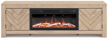 Load image into Gallery viewer, Cayboni 71&quot; TV Stand with Electric Fireplace
