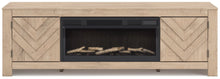 Load image into Gallery viewer, Cayboni 71&quot; TV Stand with Electric Fireplace

