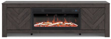 Load image into Gallery viewer, Cayboni 71&quot; TV Stand with Electric Fireplace
