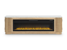 Load image into Gallery viewer, Camdill 80&quot; TV Stand with Electric Fireplace
