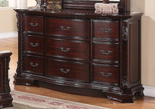 Load image into Gallery viewer, Crown Mark Furniture Sheffield Drawer Dresser in Dark Cherry
