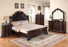 Load image into Gallery viewer, Crown Mark Furniture Sheffield Drawer Dresser in Dark Cherry

