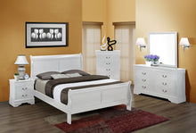 Load image into Gallery viewer, Crown Mark Louis Philip Twin Sleigh Bed in White
