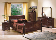 Load image into Gallery viewer, Crown Mark Furniture Louis Philip Full Bed in Dark Cherry image
