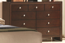 Load image into Gallery viewer, Crown Mark Furniture Evan Dresser in Warm Brown
