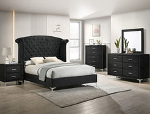 Load image into Gallery viewer, Crown Mark Furniture Lucinda 6 Drawer Dresser in Black
