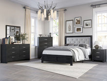 Load image into Gallery viewer, Crown Mark Furniture Jaylen 6 Drawer Dresser in Black
