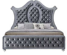 Load image into Gallery viewer, Crown Mark Furniture Voltare King Bed in Dark Grey
