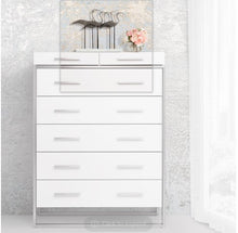 Load image into Gallery viewer, AICO Marquee Chest in Cloud White
