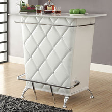 Load image into Gallery viewer, Fuero White/Chrome Bar Table (K/D) image
