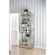 Load image into Gallery viewer, Carrollton Chrome Curio Cabinet
