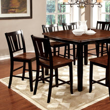 Load image into Gallery viewer, DOVER II Black/Cherry Counter Ht. Table w/ 16&quot; Leaf image
