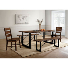 Load image into Gallery viewer, Dulce Walnut/Black Dining Table
