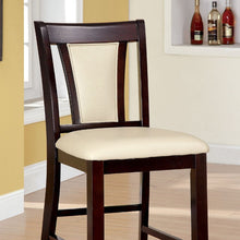 Load image into Gallery viewer, BRENT II Dark Cherry/Ivory Counter Ht. Chair (2/CTN) image
