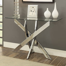 Load image into Gallery viewer, LAILA Chrome Sofa Table
