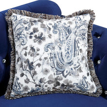 Load image into Gallery viewer, Jolanda Chair Blue &amp; Grey
