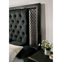 Load image into Gallery viewer, Demetria Metallic Gray Cal.King Bed
